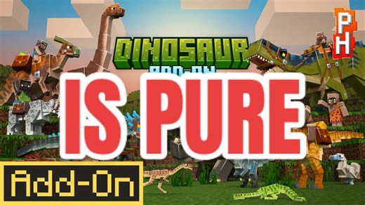 The Dinosaur Add-On for Minecraft Bedrock Edition does not gently expand the sandbox — it rewrites the food chain. What was once a game about punching trees and surviving the night becomes a world where survival is no longer guaranteed by armor tiers or enchantments. With dinosaurs roaming the Overworld, Minecraft stops being a comfort game and starts behaving like a prehistoric horror simulator. This add-on introduces a wide range of dinosaurs, from smaller pack hunters to colossal apex predato