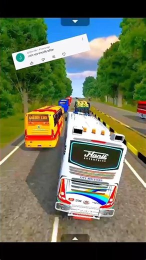 হানিফ বাসের বাউলি bus simulator Indonesia ETS2 obb #shorts
