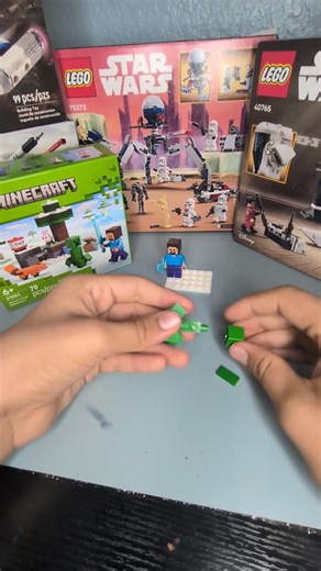 Teaser of my next project #minecraft #lego #legominecraft #captainsparklez