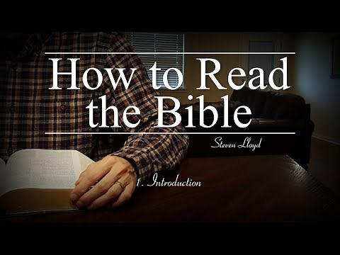 1. Introduction | How to Read the Bible