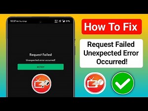 How to Fix “Request Failed Unexpected Error Occurred!” on [CRICFY TV]