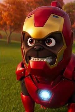 Spider Pug And Hulk Pug Meet IRON PUG