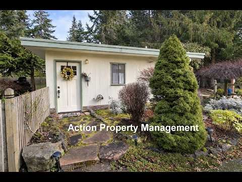 Sequim property management 215 Amber Lane Cabin tour