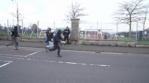 232K views · 1.2K reactions | Breaking: Police have been attacked in #Derry today during the Easter Rising Commemoration as they attempt to intervene with the Irish Republican march which was deemed illegal after permission was not granted permission from the Parades Commission. | Derry Footage | Facebook