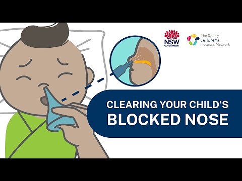 Clearing your child's blocked nose