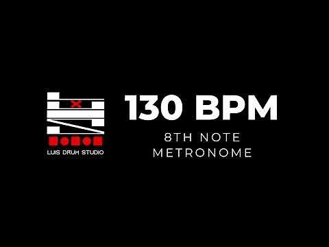 130 BPM Metronome - Voice counting 4/4