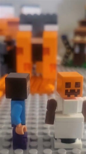 Snow golem #minecraft #lego #stopmotion