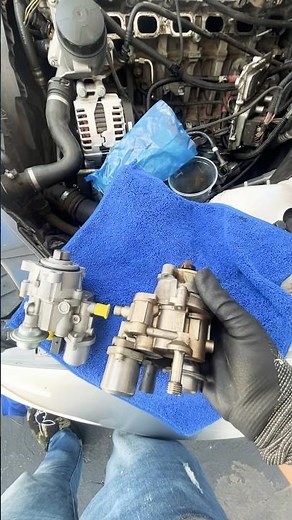 How to change high-pressure fuel pump on a BMW 335i n55/n54 Fix! #bmwmotorsport #shorts #diy #bmwm3