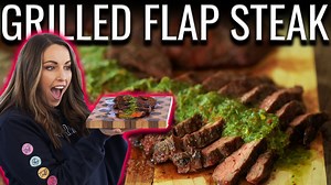 9.7K views · 169 reactions | RECIPE HERE: https://heygrillhey.com/flap-steak/ My Sauces, Rubs and Merch: https://heygrillhey.com/store Flap steak is an awesome and affordable way to enjoy steak. Even though it’s not as highly valued as other cuts of beef, it’s still completely delicious and tastes amazing served alongside fresh chimichurri. You’ve gotta give this meat a try! | Hey Grill, Hey by Susie Bulloch | Facebook