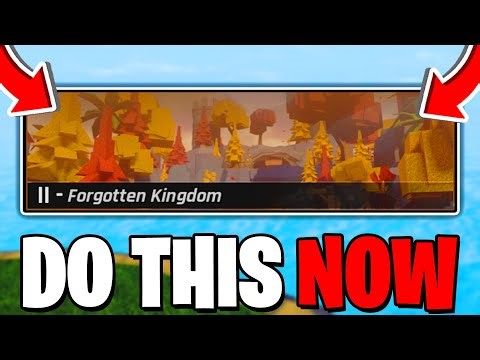 How To GET TO FORGOTTEN KINGDOM In The Forge! Roblox