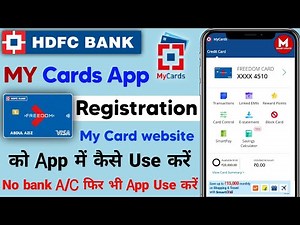 HDFC My Cards App Launched for Credit Cards Users ¦ HDFC My Cards login for Credit Card ¦ My Cards