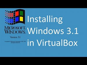 Installing Windows NT 3.51 in VirtualBox