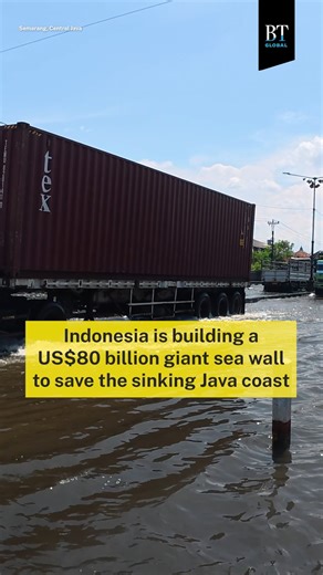 1.2K views | For decades, the industrial zones along Java’s northern coast have been sinking – both literally and economically. Will Indonesia’s new US$80 billion giant sea wall save them? Read more: https://bt.sg/iQWLn | The Business Times | Facebook