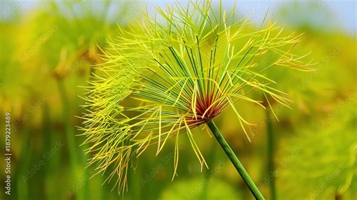 Cyperus Alternifolius Umbrella Sedge Grass Aquatic Wetland Plant Marsh Bog Pond Landscaping Ornamental Floral