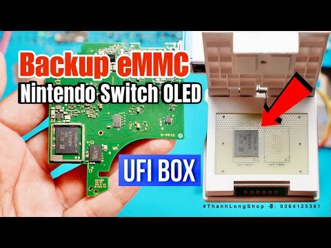 Backup eMMC "Nintendo Switch OLED" Using UFI-BOX | DETAILED GUIDE