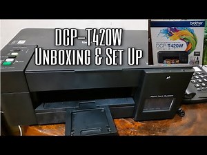 Wireless and Mobile Printer Unboxing & Set-up | Brother DCP-T420W