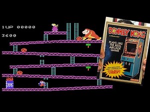 ColecoVision Donkey Kong Gameplay and Review! Let's Play!