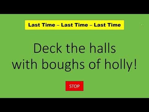 3rd Grade 'Tis the Season' Concert _ Practice Lyric Video