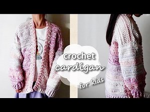 How to crochet a kids cardigan @orinamu2021