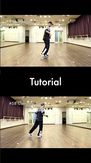 House Dance Beginner Tutorial | Easy Balance Control #58: Compass Turn #shorts #beginner #easy