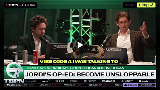 You can vibe code a ride-sharing app, but it’s not going to be Uber. Uber is unaffected by zero-cost coding. In other words, Uber is Unsloppable. (Credit to Jordi Hays for coining that term in… | John Coogan