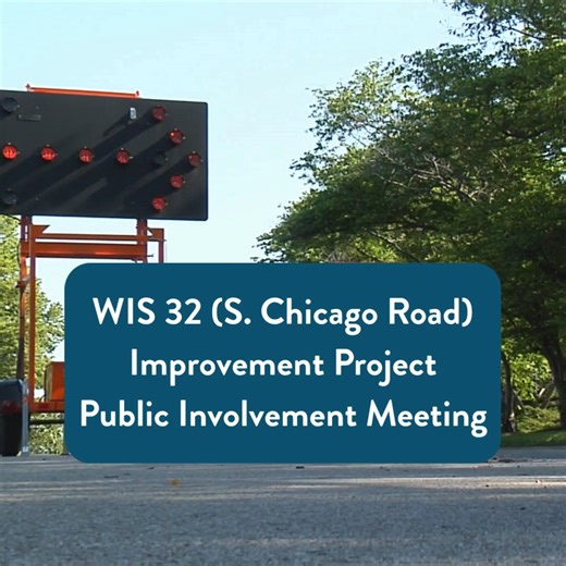 The Wisconsin Department of Transportation (WisDOT) is proposing to replace the pavement on 3.7-miles of WIS 32 (S. Chicago Road) from the south Milwaukee County Line to Forest Hill Avenue, in Oak Creek, Wisconsin in 2028. Curious to find out more about the project? WisDOT is hosting a public involvement meeting on Thursday October 30th. This is a great opportunity to learn more and discuss questions with the project team. 📅 Thursday, October 30, 2025 | 4-6 PM 📍 St. Matthews School/Church (932