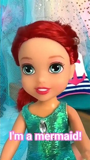 Elsie and Annie have Mermaid fun with Ariel