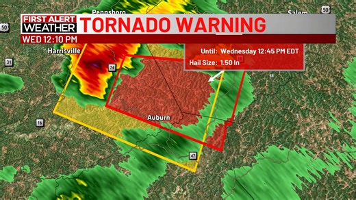 WEATHER ALERT: A *TORNADO WARNING* has been issued for Ritchie, Doddridge, Gilmer until 7/09 12:45PM! A tornado is likely to develop or already on the ground! Take shelter immediately! For more information go to WTAP.com | WTAP Television
