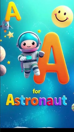 A for Astronaut 🚀 | ABC Song for Kids | Learn A for Astronaut 🚀 | Fun ABC Song for Babies