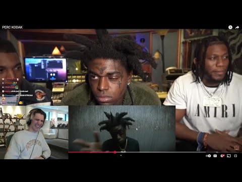 xQc Dies Laughing at Kodak Black Tweaking Out during Zias & Blou Video