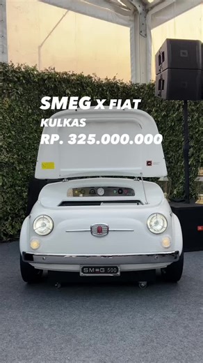 SMEG X FIAT Refrigerator at Indonesia Design District PIK 2