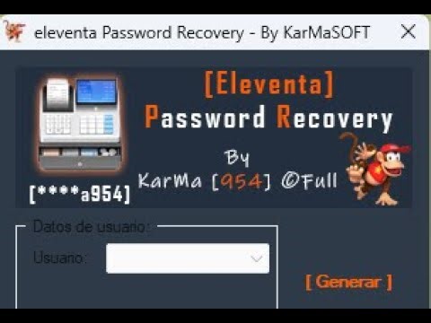 Reestablecer Contraseña Olvidada de Eleventa