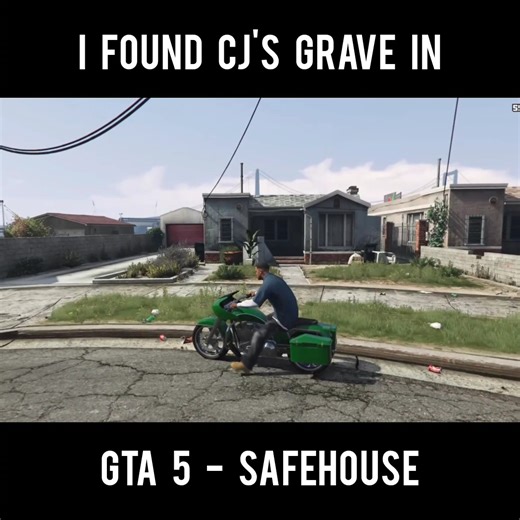 I found CJ's Grave in Grand Theft Auto 5 Safehouse !! | The Game Debugger