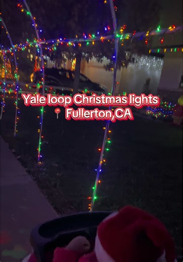 Yale loop Christmas lights! So much fun. Our toddler absolutely loved it! We come every year and it keeps getting better and better 💖 #fyp #christmaslights #fullerton