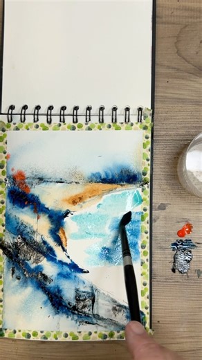 33K views · 530 reactions | check out my latest YouTube tutorial. I show you how to paint a semi abstract atmospheric Seascape using plastic card, salt and tilting techniques. Click the link to watch: https://youtu.be/7hyoZhGuYhM?si=Z9ZscY4gQuPnYrPa #Watercolour #WatercolourPainting #WatercolourTutorial #WatercolourArt #WaterSeascape #AbstractWatercolour #KarenRiceWatercolour | Karen Rice Art | Facebook