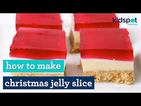 How to make a Christmas jelly slice recipe
