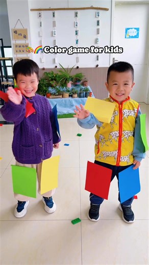 Molly | teacher | traveler🤍✈️ on Instagram: "🎨🌈 Color game for kids! A fun and simple way to help children learn colors, improve focus, and build early thinking skills — all through play! #ColorGame #KidsActivities #LearningThroughPlay #EarlyLearning #CreativeKids #ColorLearning #ToddlerActivities #KindergartenGames #MontessoriInspired #FunLearning #STEMForKids #ReelsKids #ViralReels"