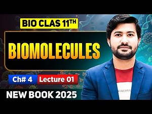 Biomolecules chapter 4 class 11 biology Lec #1 | By irtisams biology | Biological molecules class 11