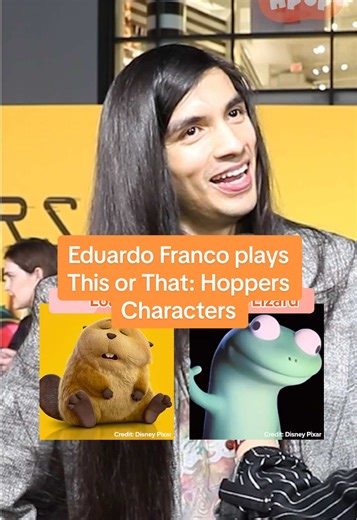Eduardo Franco Plays This or That with Hoppers Characters