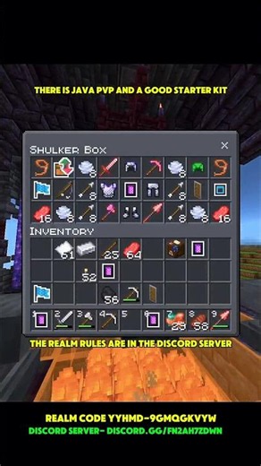 java pvp realm in pe |Realmcode yYhMD-9gMQgkVYw #minecraft #smp #minecraftrealms #mineraftbedrocksmp