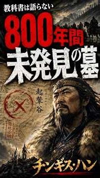 世界を支配した男の墓が見つからない #チンギスハン #モンゴル帝国 #歴史 #history #shorts