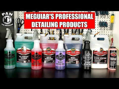 MEGUIAR'S PROFESSIONAL DETAILING PRODUCTS (Brand Review!!!)
