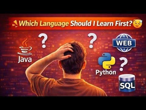 Which Programming Language Should You Learn First? 🤔 Java vs Python | Freshers Guide