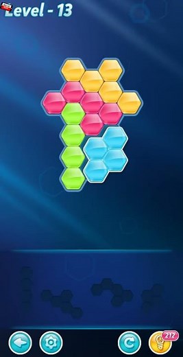 BLOCK! Hexa Puzzle! Rookie Level 13 (Rotate) - Lösung Solution Walkthrough