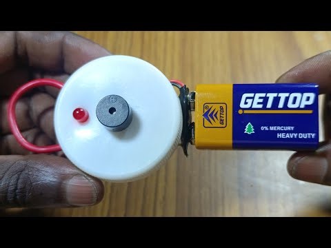 Anti-theft Burglar Alarm That activates when wire is cut