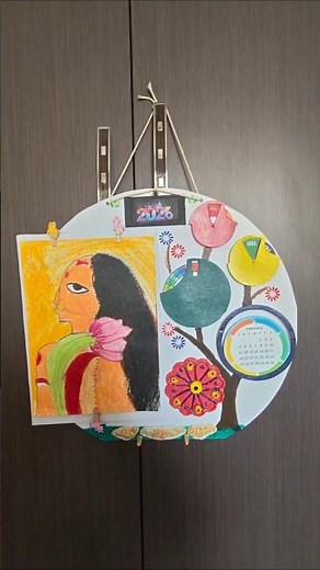 DIY Interactive 2026 Calendar! 🗓️ Unique Cardboard Craft Idea