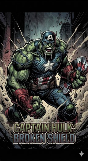 Captain America + Hulk = ??? 😱🇺🇸 #Shorts
