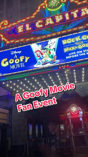 A Goofy Movie fan event this week! #agoofymovie #gooftroop #disney #distok #disneytok #elcapitantheater #disneyland #PremiereRush