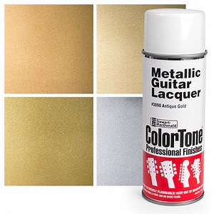 ColorTone Aerosol Guitar Lacquer, Antique Gold