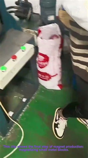 How Magnets Are Made: Magnetizing Metal Blocks (Quick Process)